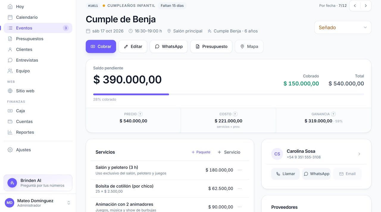 Video: Brinden para peloteros y salones infantiles: un sábado de cumpleaños
